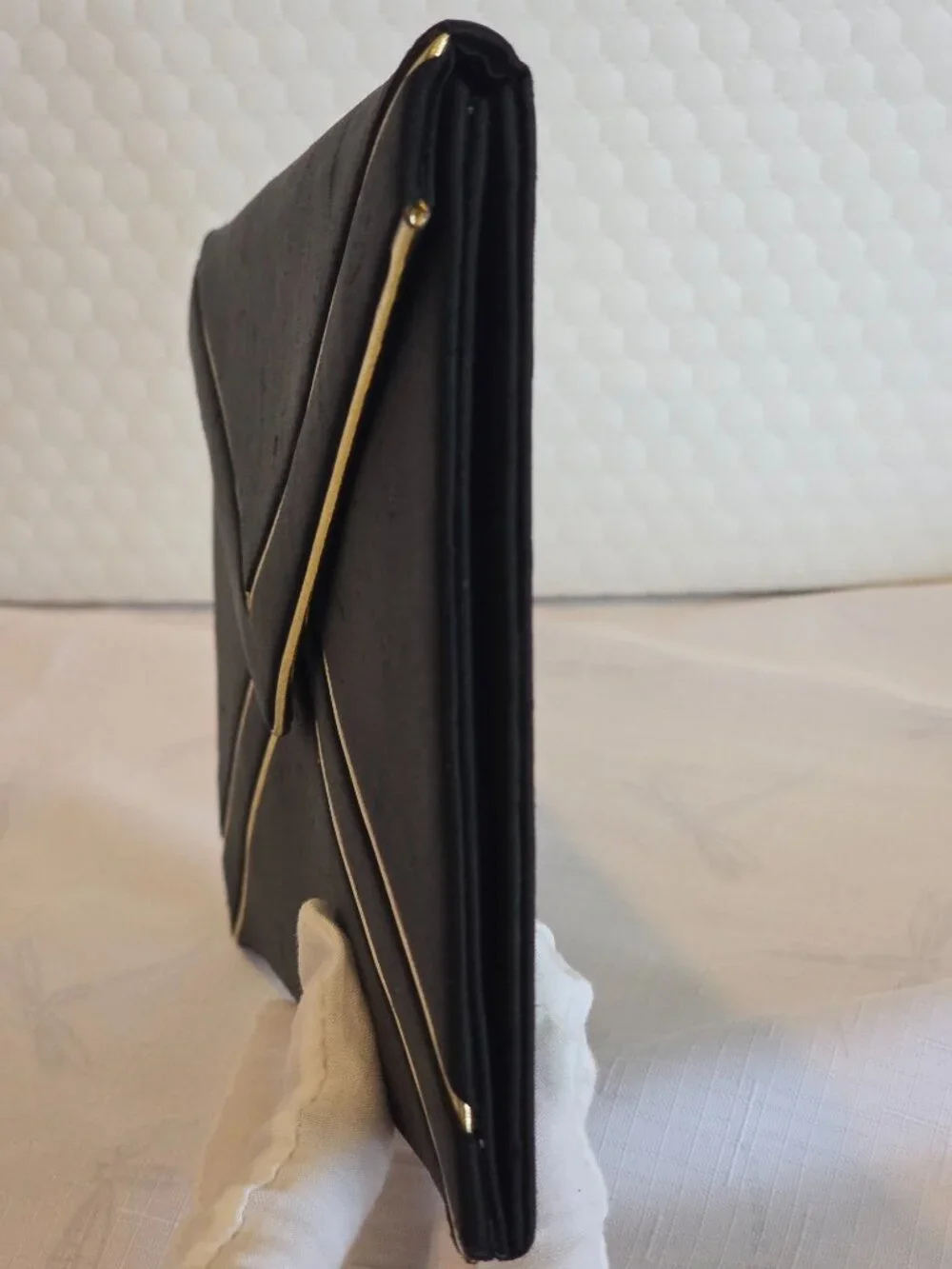 Yves Saint Laurent Satin Envelope Clutch - Picture 4 of 13